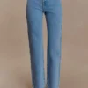Janine jeans met hoge taille en rechte pijpen – Classic Blue Janine jeans met hoge taille en rechte pijpen – Classic Blue