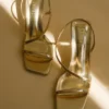 Jaska metallic hoge hak – goud