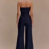 Jen wijde pijpen flare Denim jeans – Indigo Blue