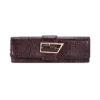Jessica clutch van imitatieleer met krokodillenprint – Bordeauxrood Jessica clutch van imitatieleer met krokodillenprint – Bordeauxrood