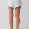 Josephine katoenen Shorts met tailleband – IJsblauw Josephine katoenen Shorts met tailleband – IJsblauw