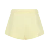 Josephine katoenen Shorts met tailleband – Lemon