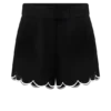 Judith-short met geschulpte rand – Zwart Judith-short met geschulpte rand – Zwart