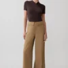 Junie bodysuit met korte mouwen en gekruist lijfje – Chocoladebruin Junie bodysuit met korte mouwen en gekruist lijfje – Chocoladebruin