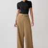 Tanya broek met wijde pijpen – Camel Tanya broek met wijde pijpen – Camel