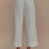 Kaitlyn cropped jeans met wijde pijpen – Wit Kaitlyn cropped jeans met wijde pijpen – Wit