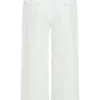 Kaitlyn cropped jeans met wijde pijpen – Wit Kaitlyn cropped jeans met wijde pijpen – Wit