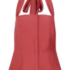 Kallie linnen peplum haltertop – Burnt Rose Kallie linnen peplum haltertop – Burnt Rose