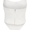 Karina strapless scuba-corset – wit Karina strapless scuba-corset – wit
