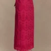 Kensley Broderie Midi-rok – Dragonfruit Kensley Broderie Midi-rok – Dragonfruit