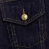 Kirra getailleerd Denim-jasje – gewassen indigoblauw Kirra getailleerd Denim-jasje – gewassen indigoblauw