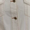 Kirra getailleerd Denim-jasje – Wit Kirra getailleerd Denim-jasje – Wit