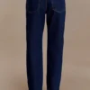 Kirralee jeans met rechte pijpen en omgeslagen boorden – Indigoblauw Kirralee jeans met rechte pijpen en omgeslagen boorden – Indigoblauw