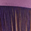 Koah maxi-jurk van gebreid bandage met franjes – Paars Koah maxi-jurk van gebreid bandage met franjes – Paars