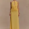Korra chiffon haltertop – Butterscotch Korra chiffon haltertop – Butterscotch