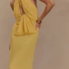 Korra chiffon haltertop – Butterscotch Korra chiffon haltertop – Butterscotch
