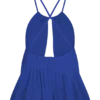 Korra chiffon haltertop – kobaltblauw Korra chiffon haltertop – kobaltblauw