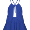 Korra chiffon haltertop – kobaltblauw Korra chiffon haltertop – kobaltblauw