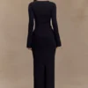 Kyle gebreide maxi-rok – Zwart Kyle gebreide maxi-rok – Zwart