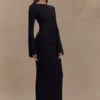 Kyle gebreide maxi-rok – Zwart Kyle gebreide maxi-rok – Zwart