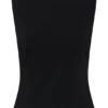 Kyra top met open rug van scubacrêpe – Zwart Kyra top met open rug van scubacrêpe – Zwart