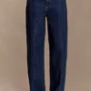 Laina Denim-jeans met middelhoge taille en strass – Middernachtblauw Laina Denim-jeans met middelhoge taille en strass – Middernachtblauw