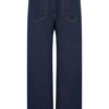 Laina Denim-jeans met middelhoge taille en strass – Middernachtblauw Laina Denim-jeans met middelhoge taille en strass – Middernachtblauw
