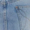 Lakoda Denim minirok met omslag – gewassen lichtblauw Lakoda Denim minirok met omslag – gewassen lichtblauw