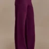 Lauren gebreide broek – Pruim Lauren gebreide broek – Pruim