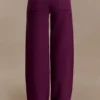 Lauren gebreide broek – Pruim Lauren gebreide broek – Pruim