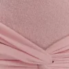 Laurie Twist gebreide mini-jurk – Babyroze