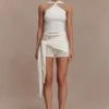 Liora gehaakte shorts met gebreide overlay – ivoor Liora gehaakte shorts met gebreide overlay – ivoor