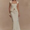 Loretta Denim maxi-rok – ecru Loretta Denim maxi-rok – ecru