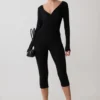 Lumi mesh-top met lange mouwen – Zwart Lumi mesh-top met lange mouwen – Zwart