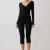 Lumi mesh-top met lange mouwen – Zwart Lumi mesh-top met lange mouwen – Zwart