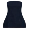 Madelyn strapless longline Denim Top – Indigoblauw Madelyn strapless longline Denim Top – Indigoblauw