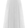 Mae A-lijn midi-rok – Wit Mae A-lijn midi-rok – Wit