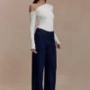 Maelle off-shoulder top met lange mouwen – ivoor Maelle off-shoulder top met lange mouwen – ivoor