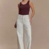 Maeva tanktop met ronde hals – Chocoladebruin Maeva tanktop met ronde hals – Chocoladebruin