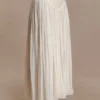 Makena gerimpelde midi-rok – Opal White Makena gerimpelde midi-rok – Opal White
