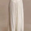 Makena gerimpelde midi-rok – Opal White Makena gerimpelde midi-rok – Opal White