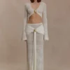 Mania gehaakte maxi-rok met hardware – ivoor Mania gehaakte maxi-rok met hardware – ivoor