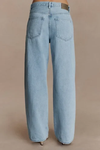 Mannon Denim jeans met middelhoge taille – 80’s Blue