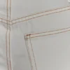 Mannon Denim-jeans met middelhoge taille – Wit Mannon Denim-jeans met middelhoge taille – Wit