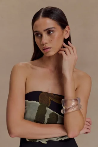 Marah-armbandenset van hars – transparant