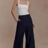 Maral hooggetailleerde jeans met coupenaden – gewassen indigoblauw Maral hooggetailleerde jeans met coupenaden – gewassen indigoblauw