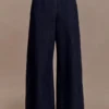 Maral hooggetailleerde jeans met coupenaden – gewassen indigoblauw Maral hooggetailleerde jeans met coupenaden – gewassen indigoblauw