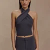 Marion Cross Over Top – Charcoal Shadow Marion Cross Over Top – Charcoal Shadow