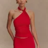 Mariposa Slinky haltertop – Rood Mariposa Slinky haltertop – Rood