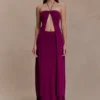 Martiena gebreide maxi-rok – Pruim Martiena gebreide maxi-rok – Pruim